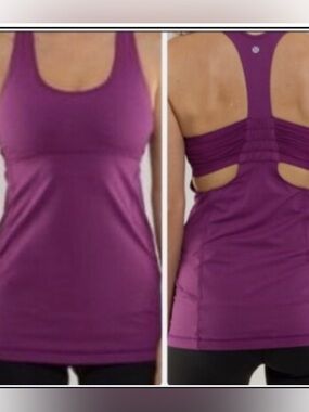 Lululemon Turbo Tank In Dewberry size 10